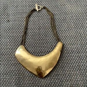 Pladed Gold necklace